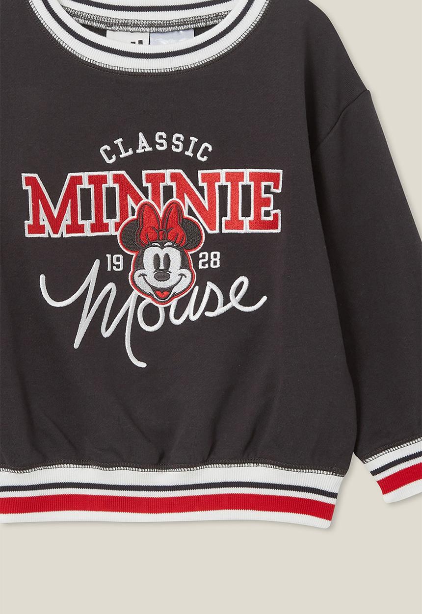 Cotton On - License dusty fleece crew neck - lcn dis classic minnie/phantom