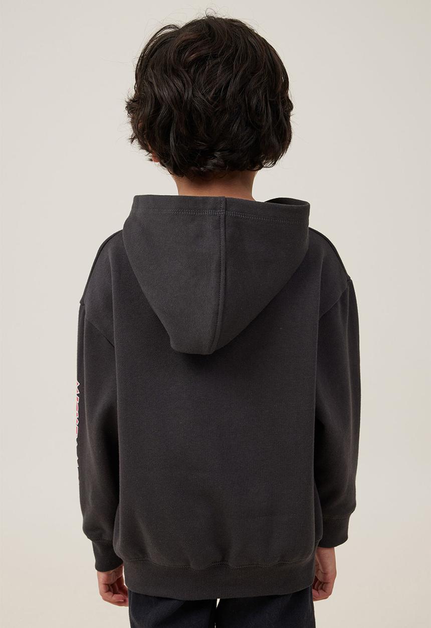 Cotton On - License emerson hoodie - lcn dis phantom/mickey smiley face