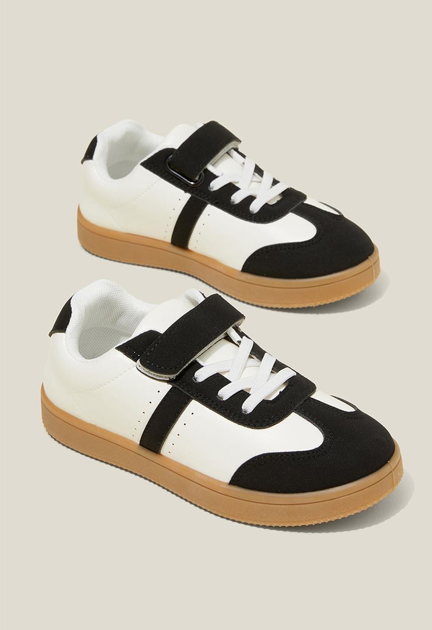 Cotton On - Lenny retro sneaker - black/ecru