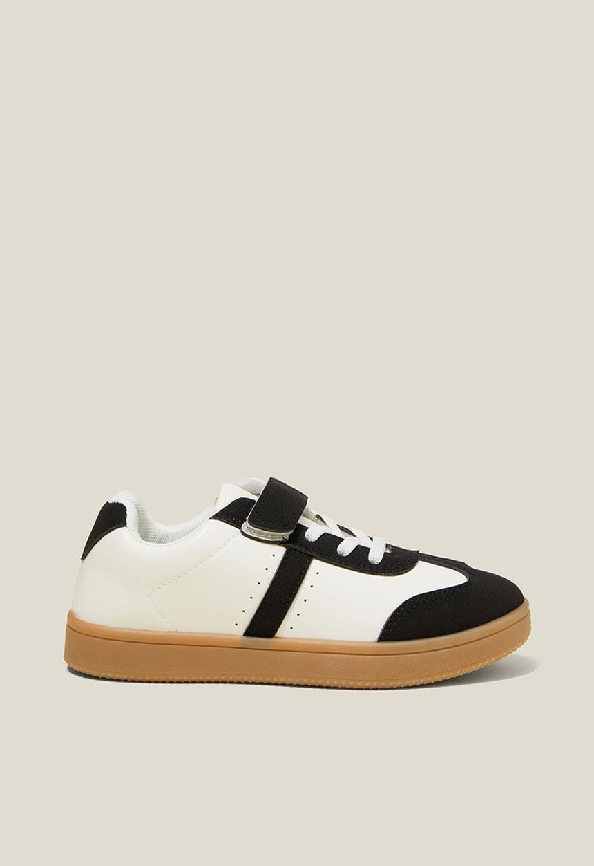 Cotton On - Lenny retro sneaker - black/ecru