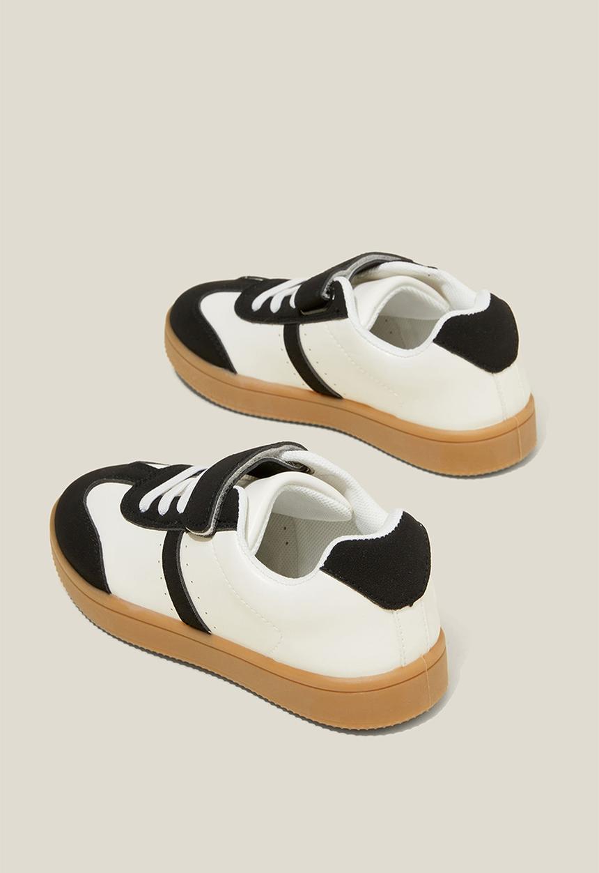 Cotton On - Lenny retro sneaker - black/ecru