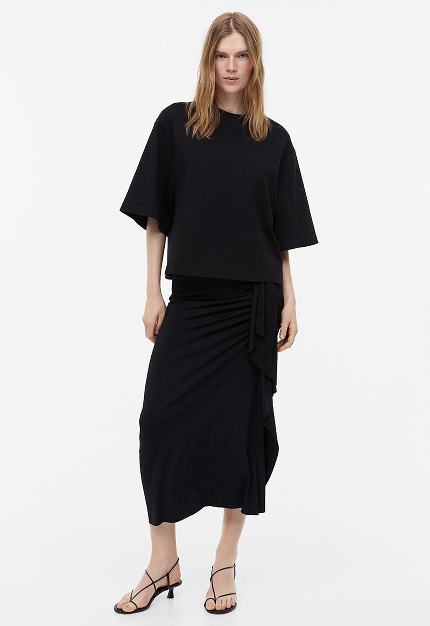 H&M - Cotton t-shirt - black