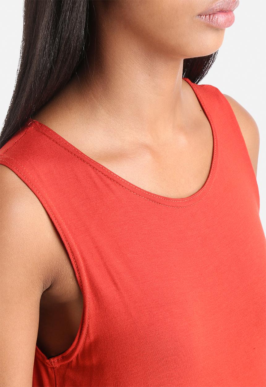 Influence. - Sleeveless Split Side Maxi  Dress