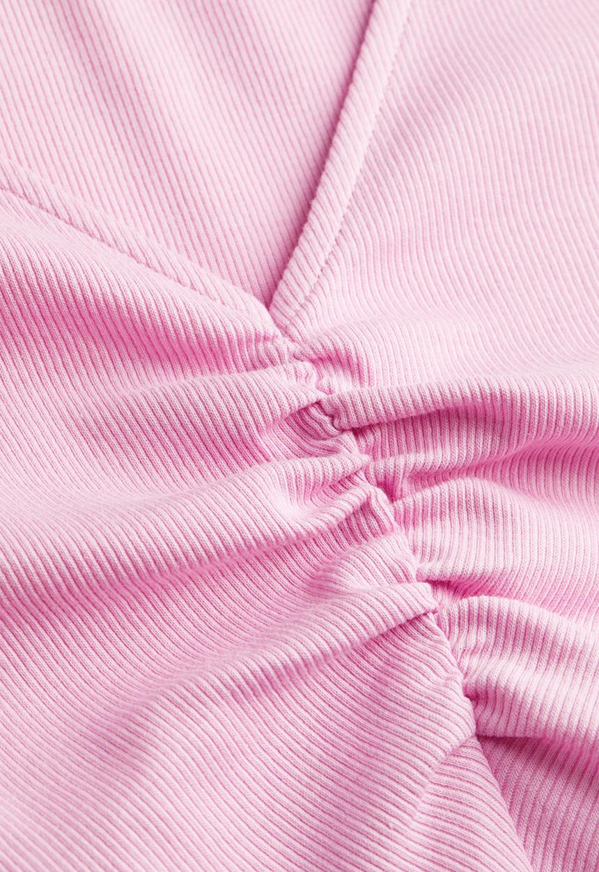 H&M - Ribbed top - light pink
