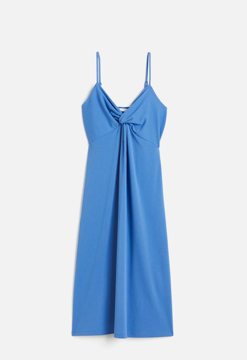 H&M - Twist-detail dress - blue