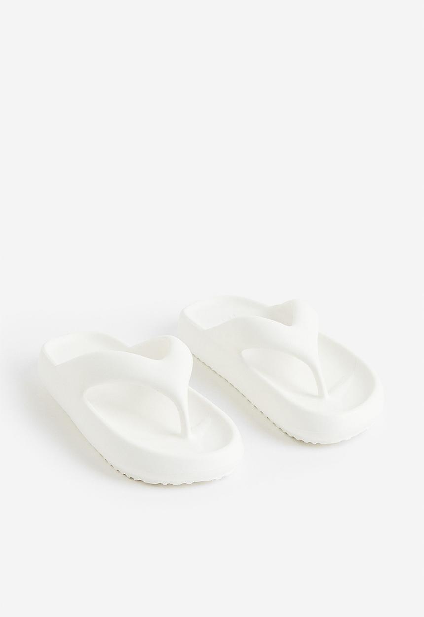 H&M - Flip-flops - white