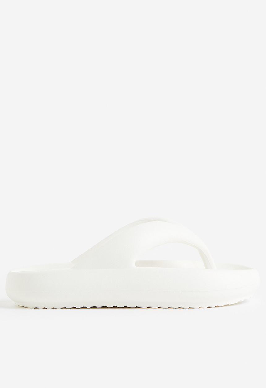 H&M - Flip-flops - white