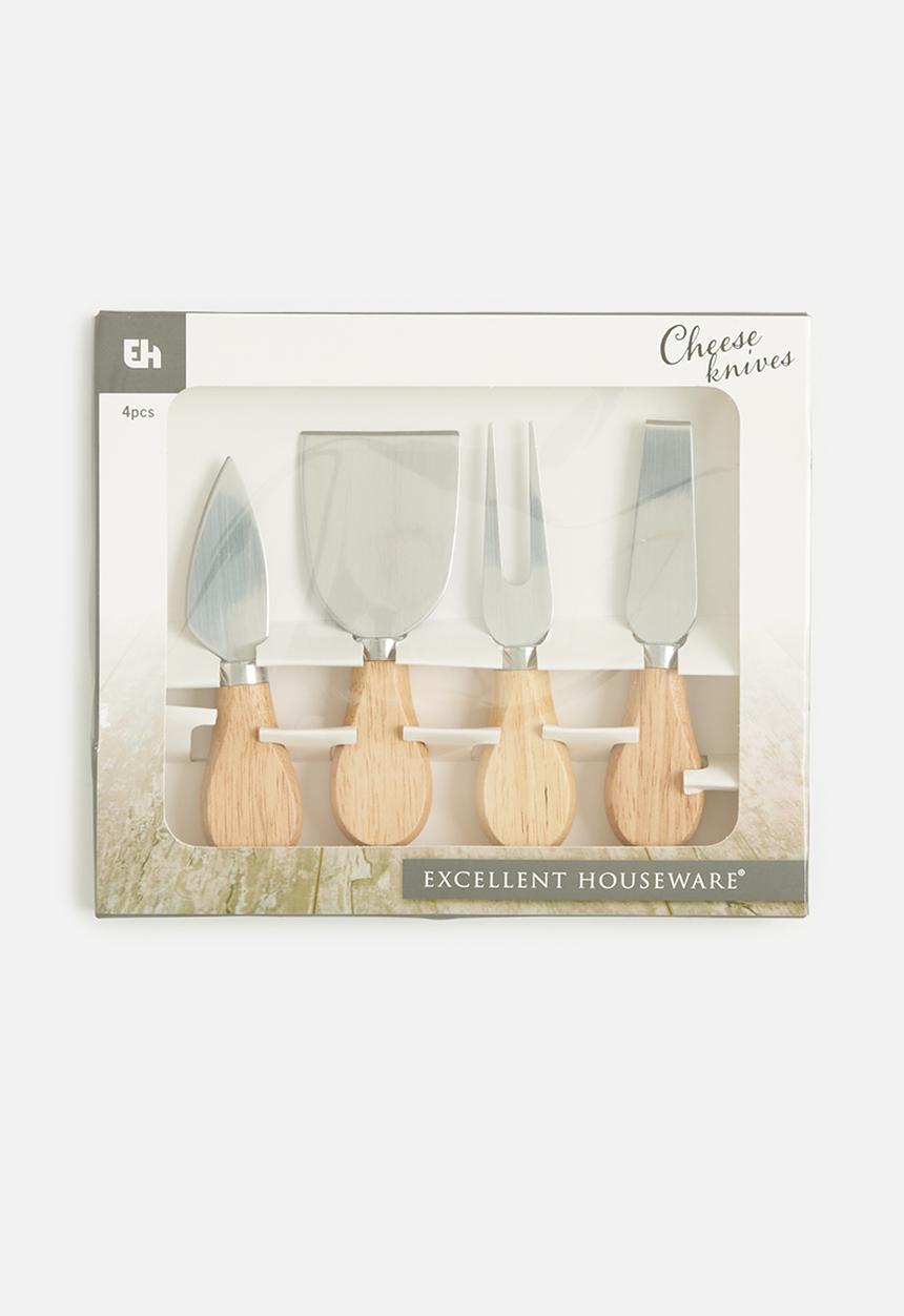 Excellent Houseware - Cheese set - wood