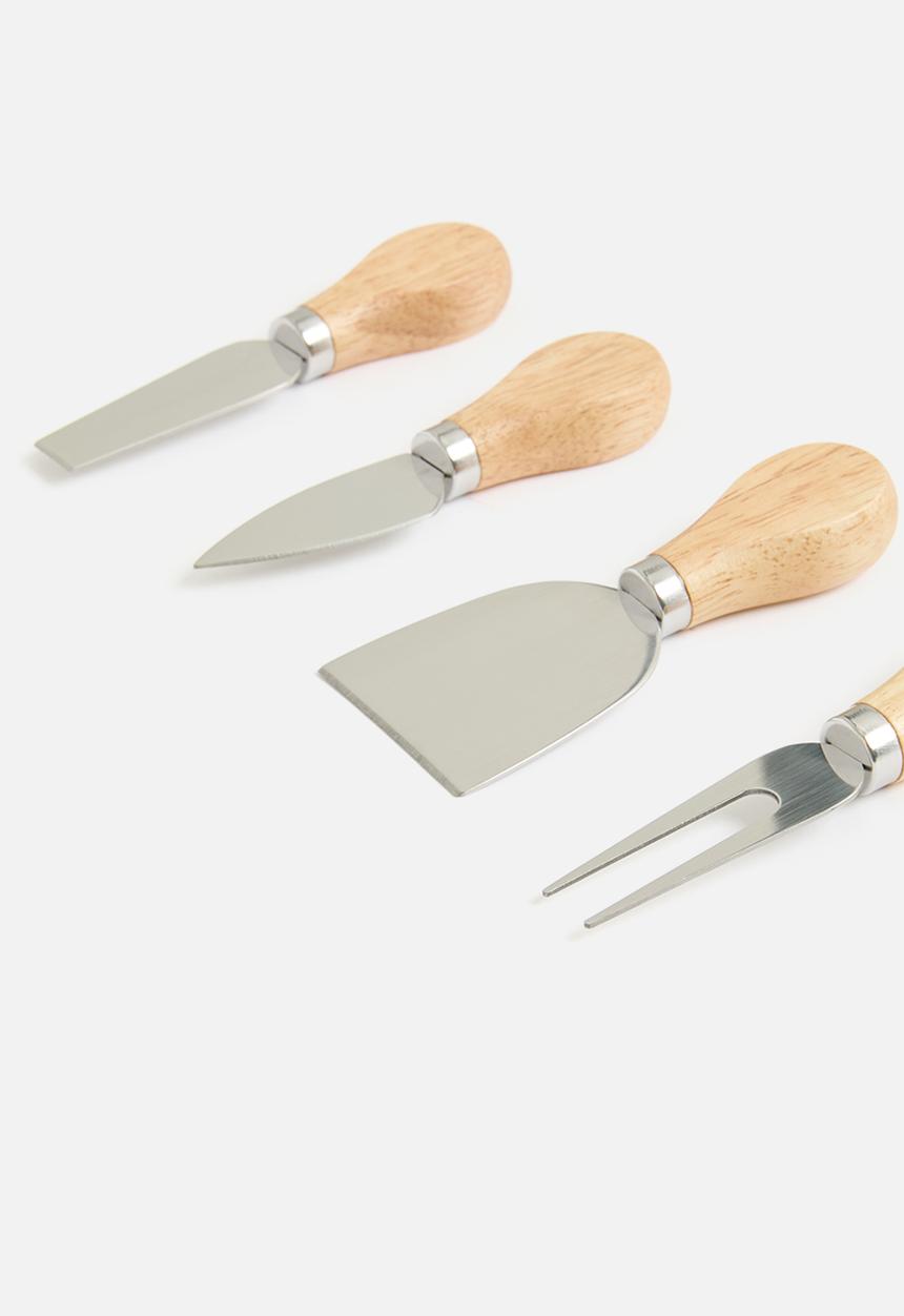 Excellent Houseware - Cheese set - wood
