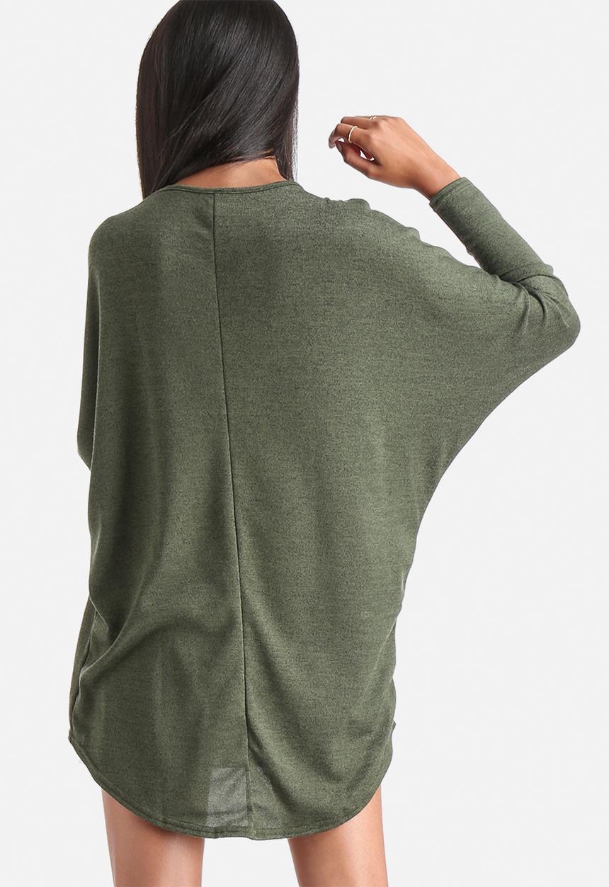 Influence. - 0Jersey Long Sleeve Tunic Top