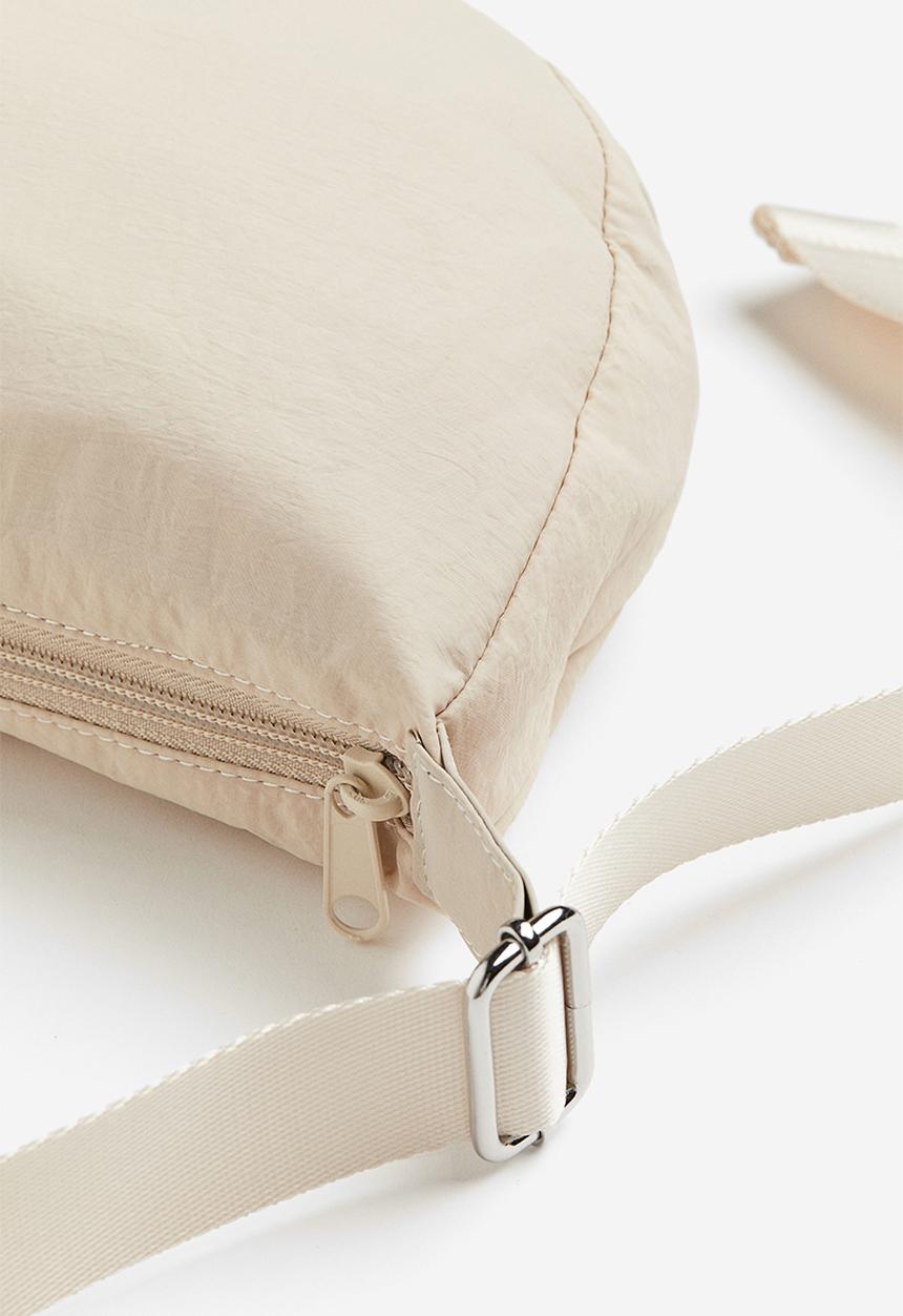 H&M - Nylon shoulder bag - light beige