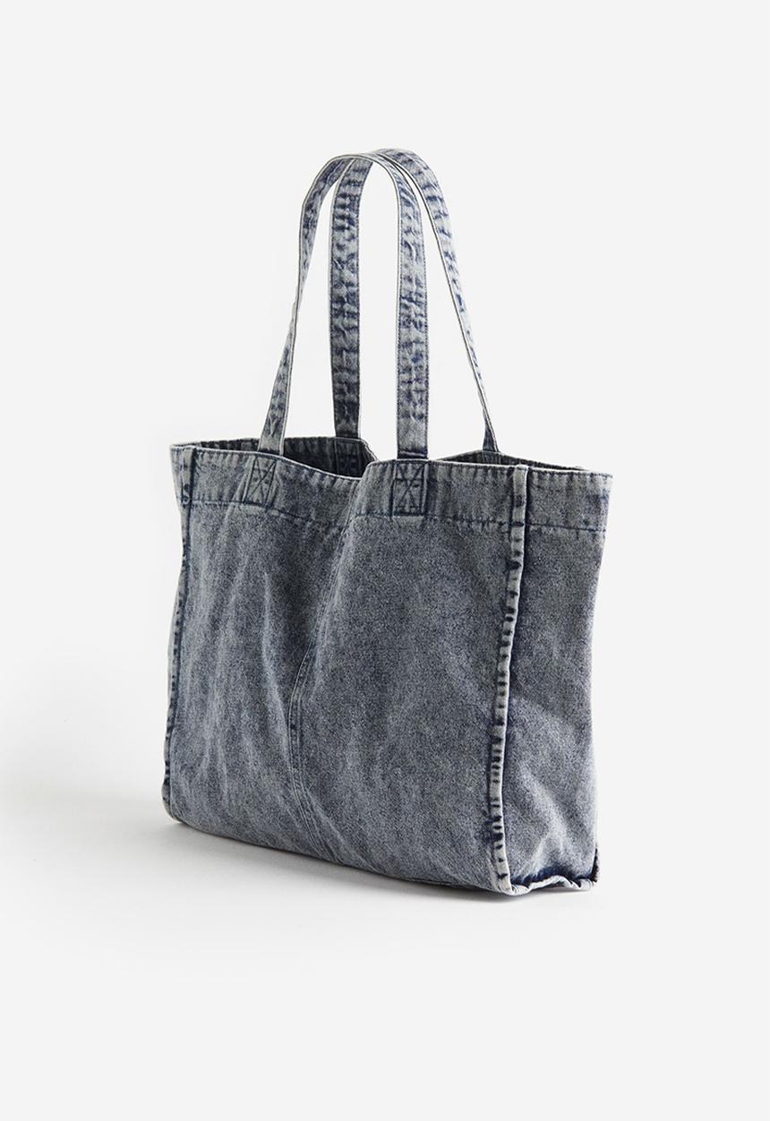 H&M - Denim shopper - denim blue washed out