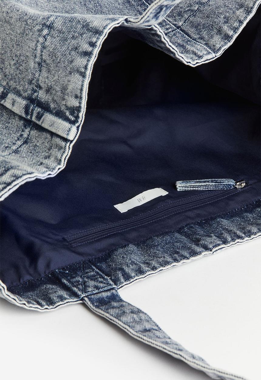 H&M - Denim shopper - denim blue washed out