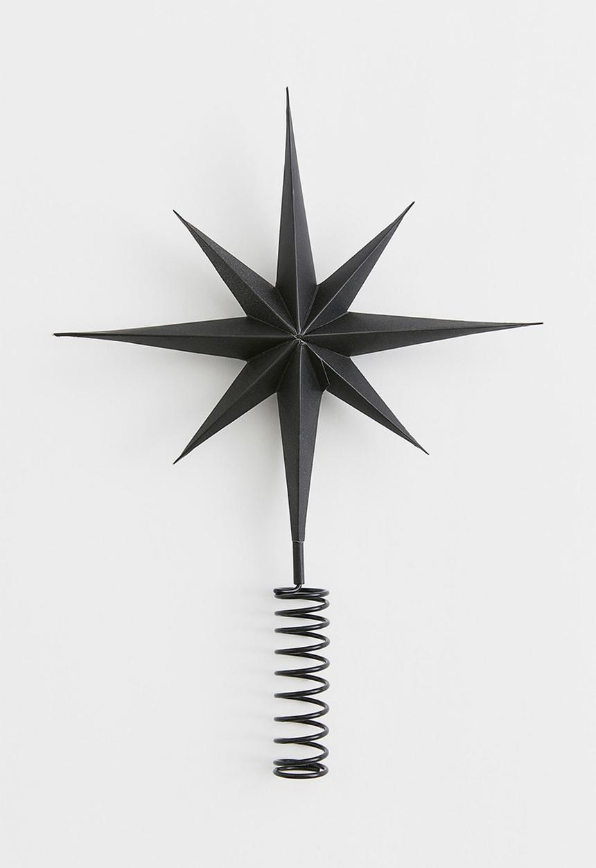 H&M - Christmas tree star - black