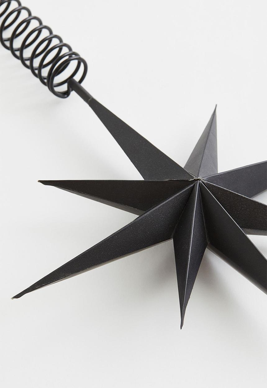 H&M - Christmas tree star - black