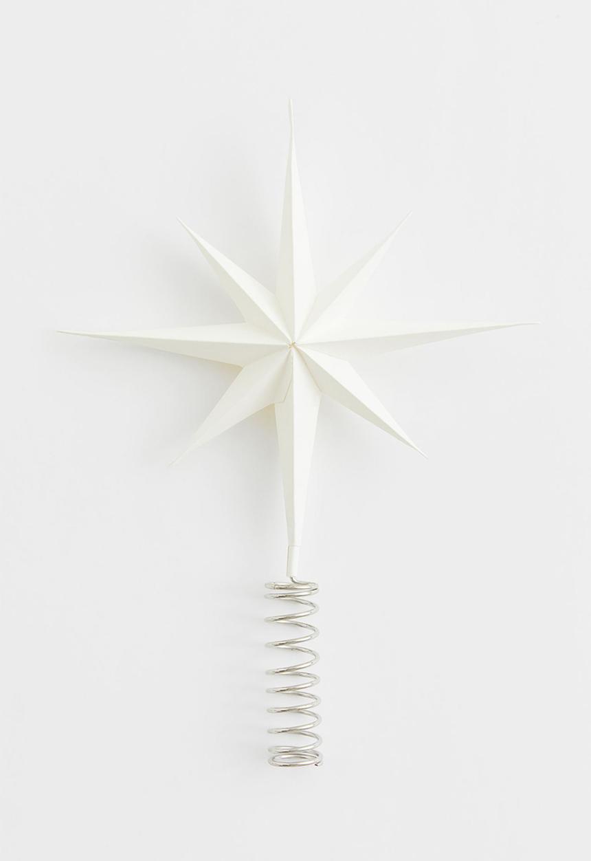 H&M - Christmas tree star - white 