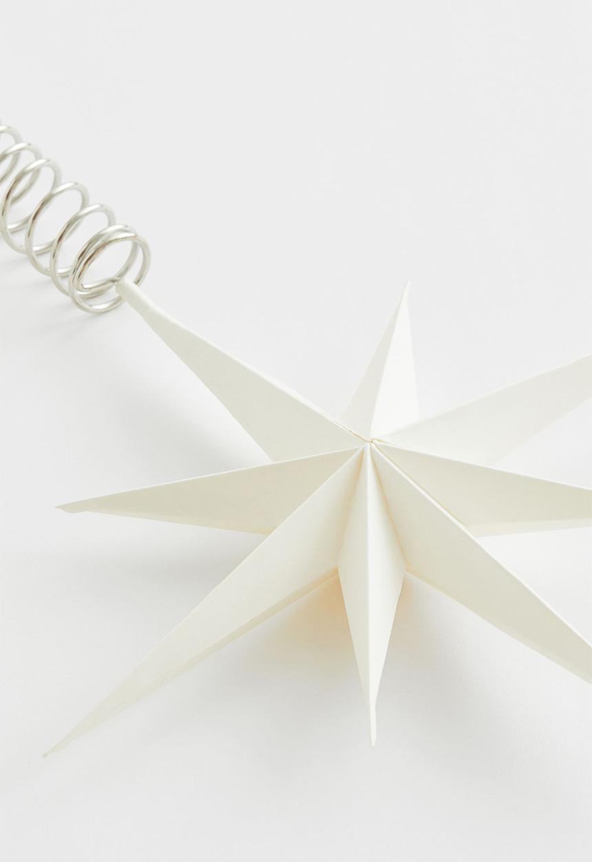 H&M - Christmas tree star - white 