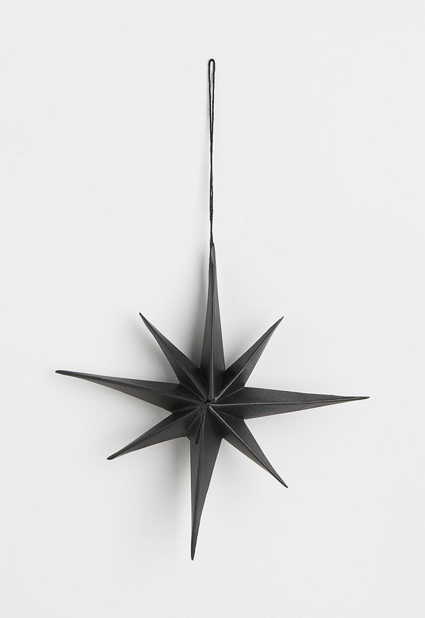 H&M - Paper christmas tree decoration - black