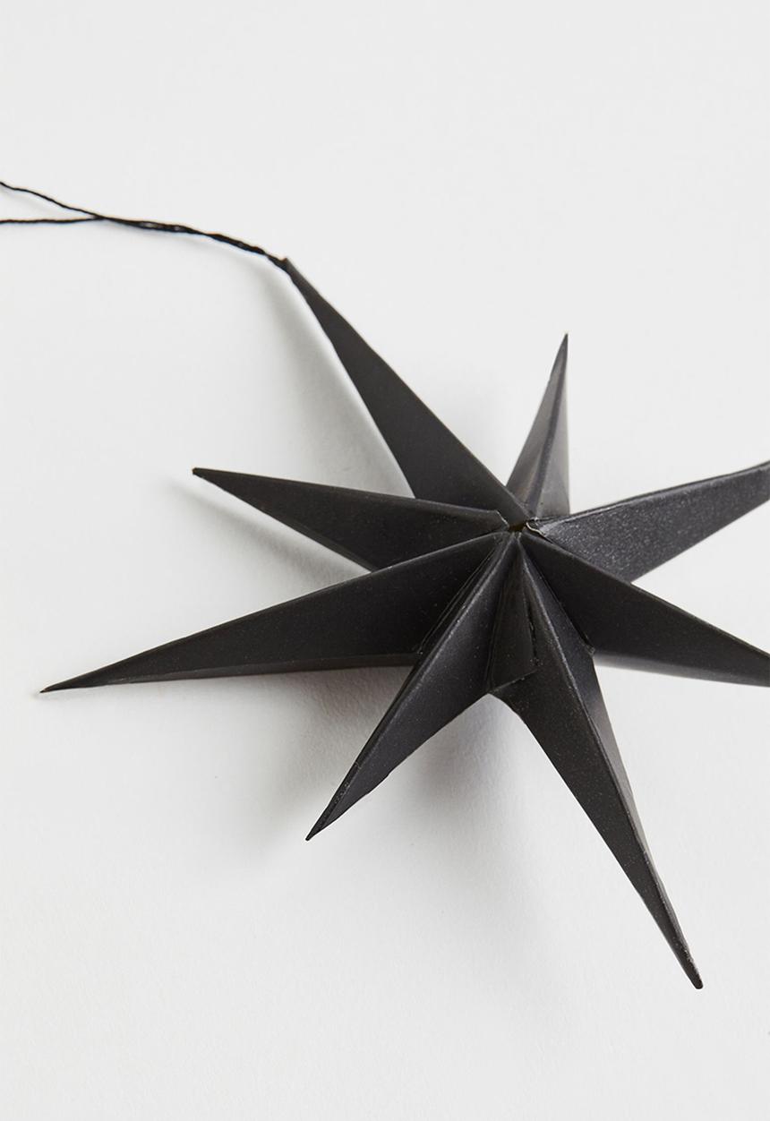 H&M - Paper christmas tree decoration - black