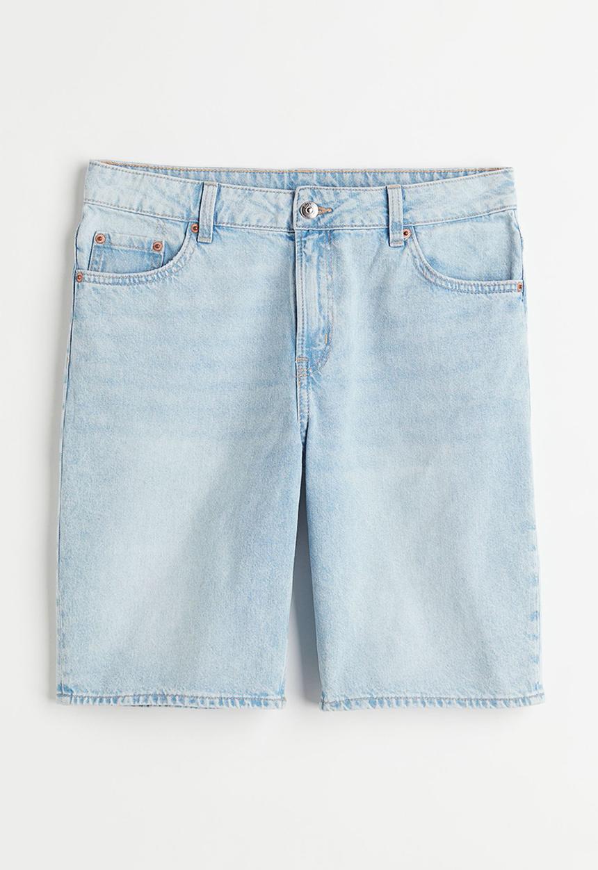 H&M - Bermuda low shorts - pale denim blue