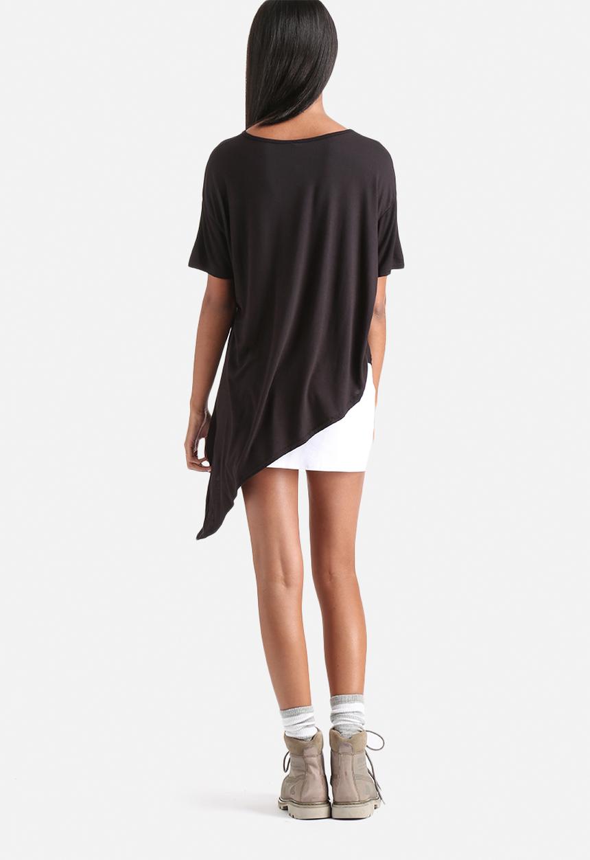Influence. - Asymmetric Jersey Top