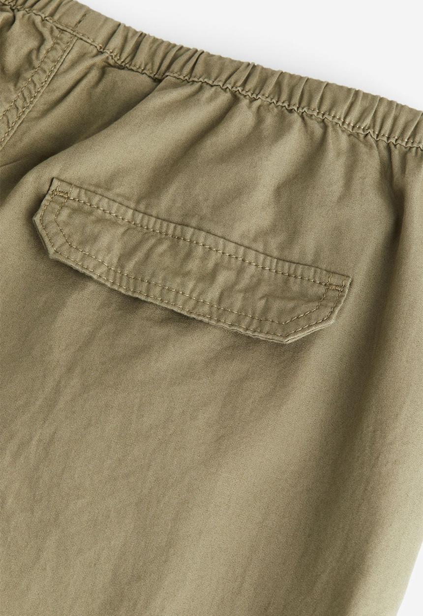 H&M - Parachute trousers - khaki green
