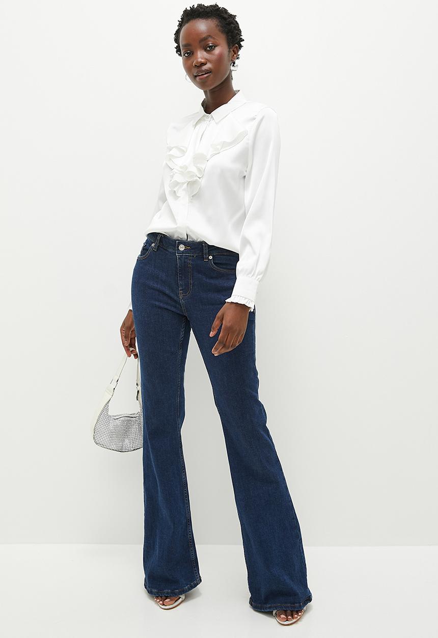 dailyfriday - Frill detail shirt - white