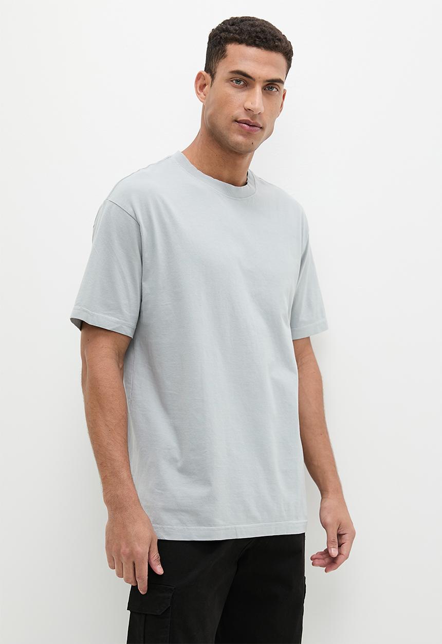 Cotton On - Organic loose fit  T-shirt - blue haze1