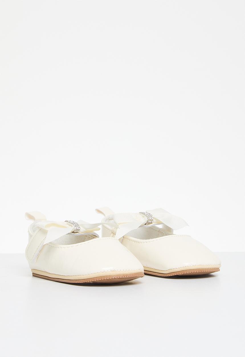 Pop Candy - Bow décor pumps - white