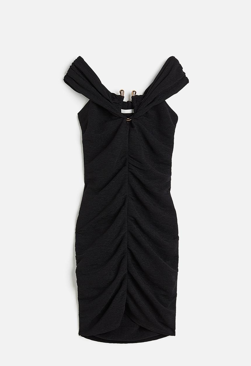 H&M - Off-the-shoulder dress - black