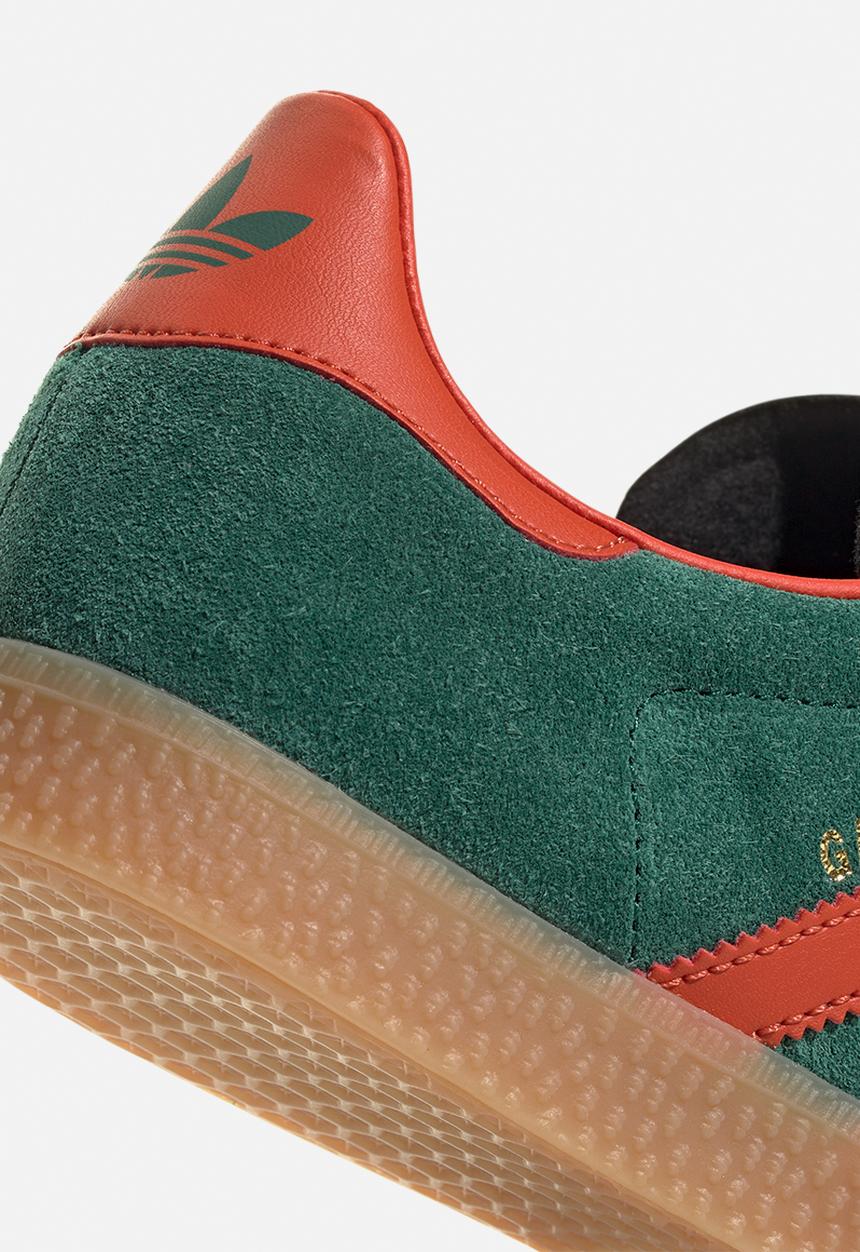 adidas Originals - Gazelle J - Collegiate Green/Preloved Red/Gum 3