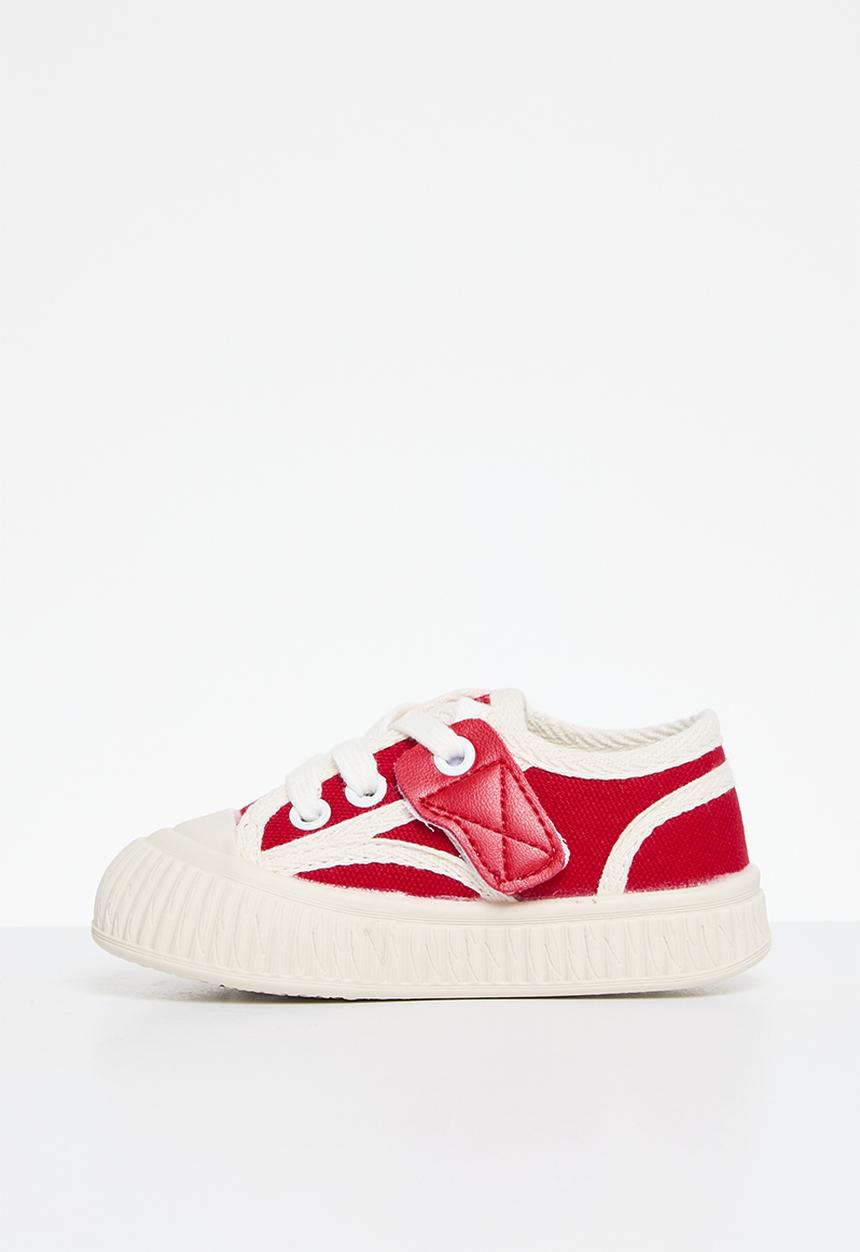 Pop Candy - Lace up sneakers - red
