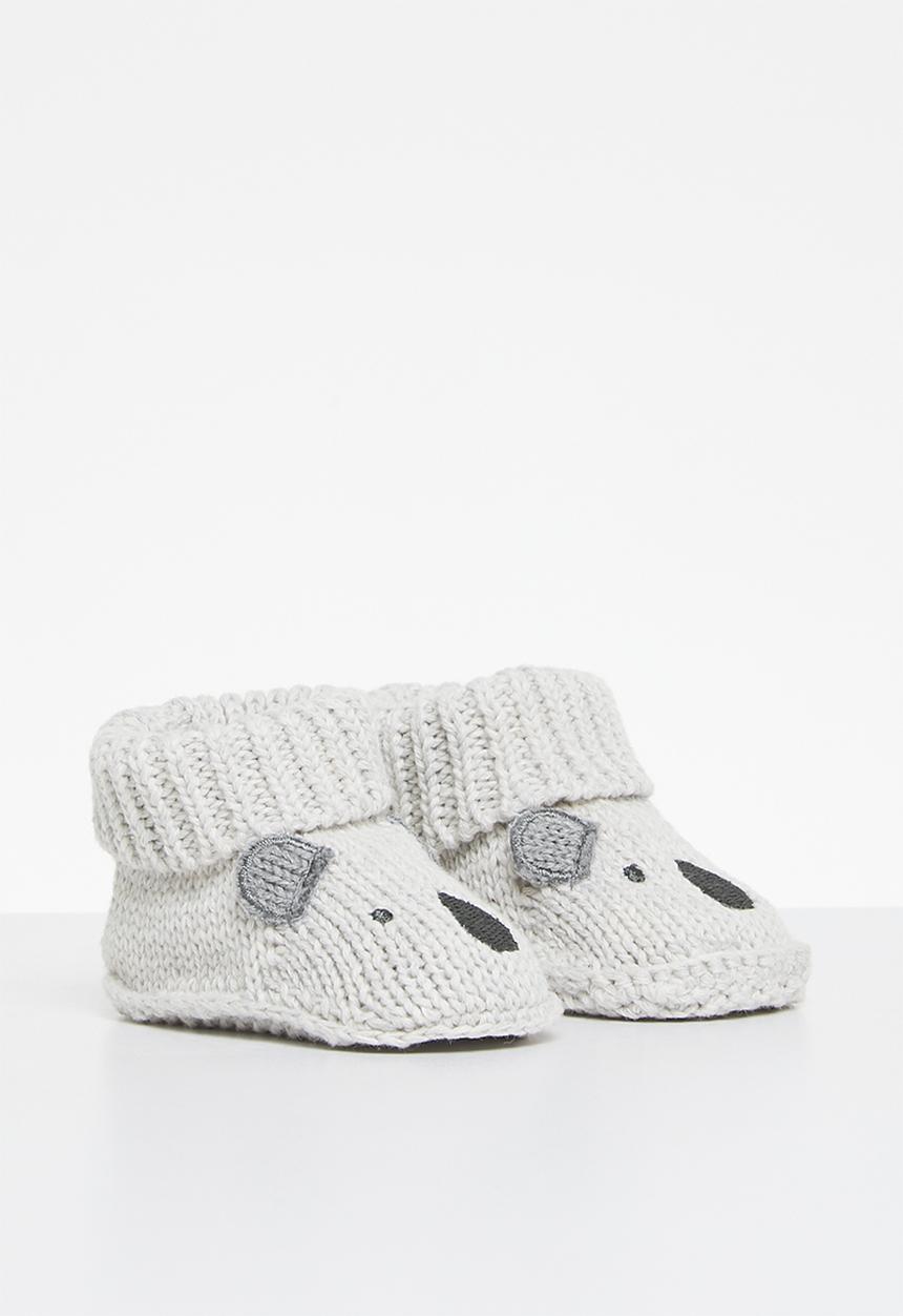 Pop Candy - Sock booties - grey