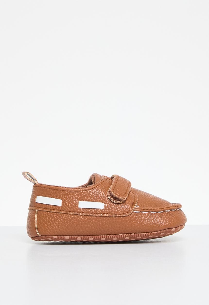 Pop Candy - Velcro strap loafer - brown