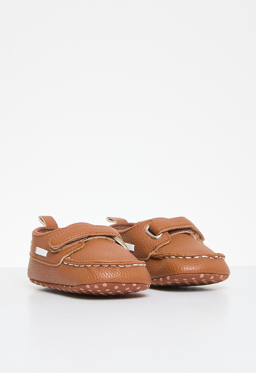 Pop Candy - Velcro strap loafer - brown