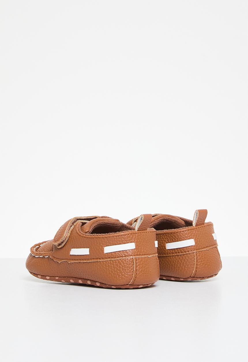 Pop Candy - Velcro strap loafer - brown