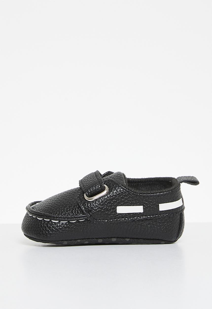 Pop Candy - Velcro strap loafer - black
