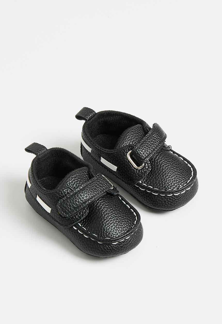 Pop Candy - Velcro strap loafer - black