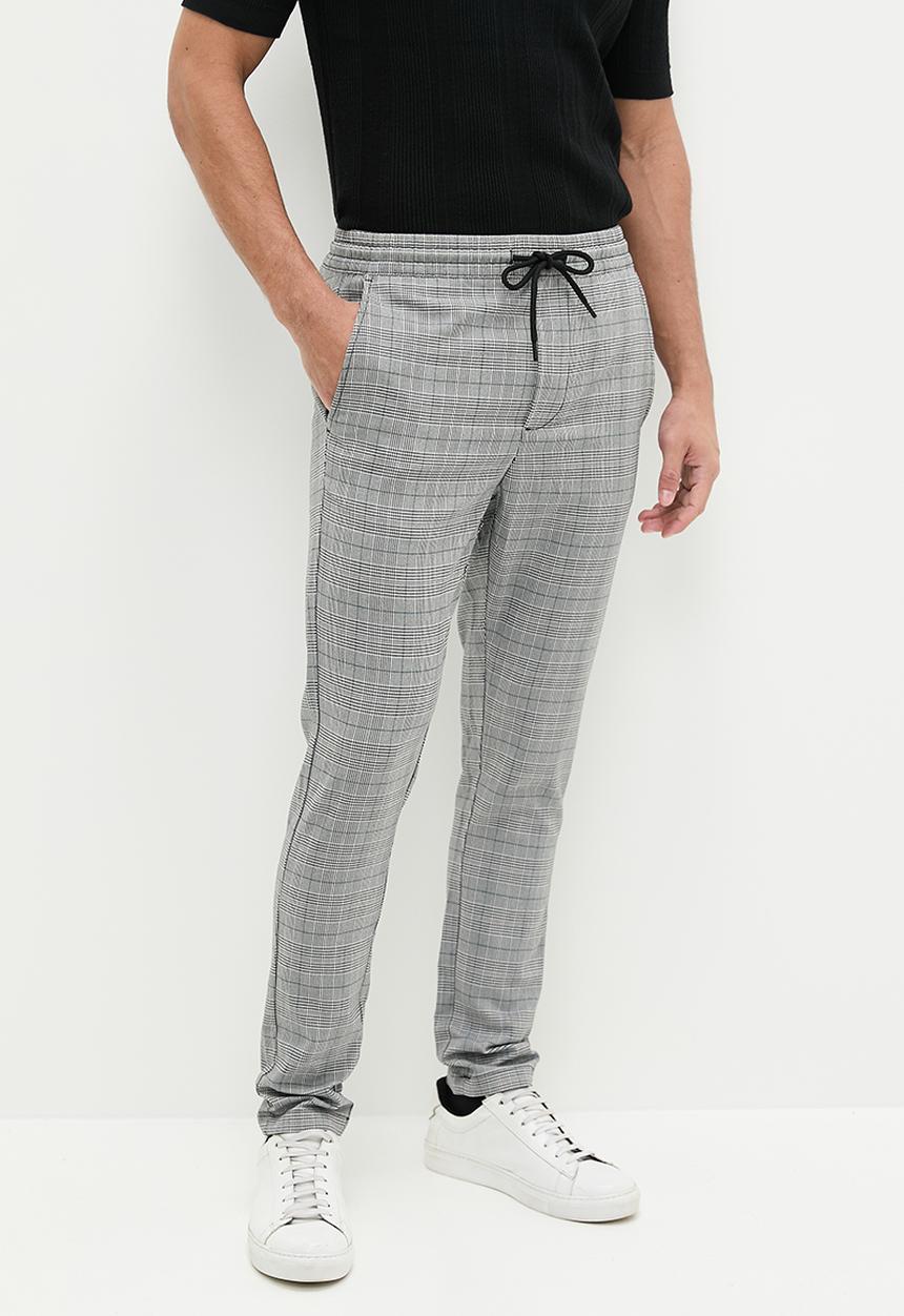 Only & Sons - Onslinus life tap check 00367 pant - black