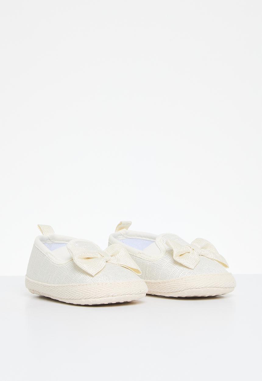 Pop Candy - Bowknot slip on sneakers - white