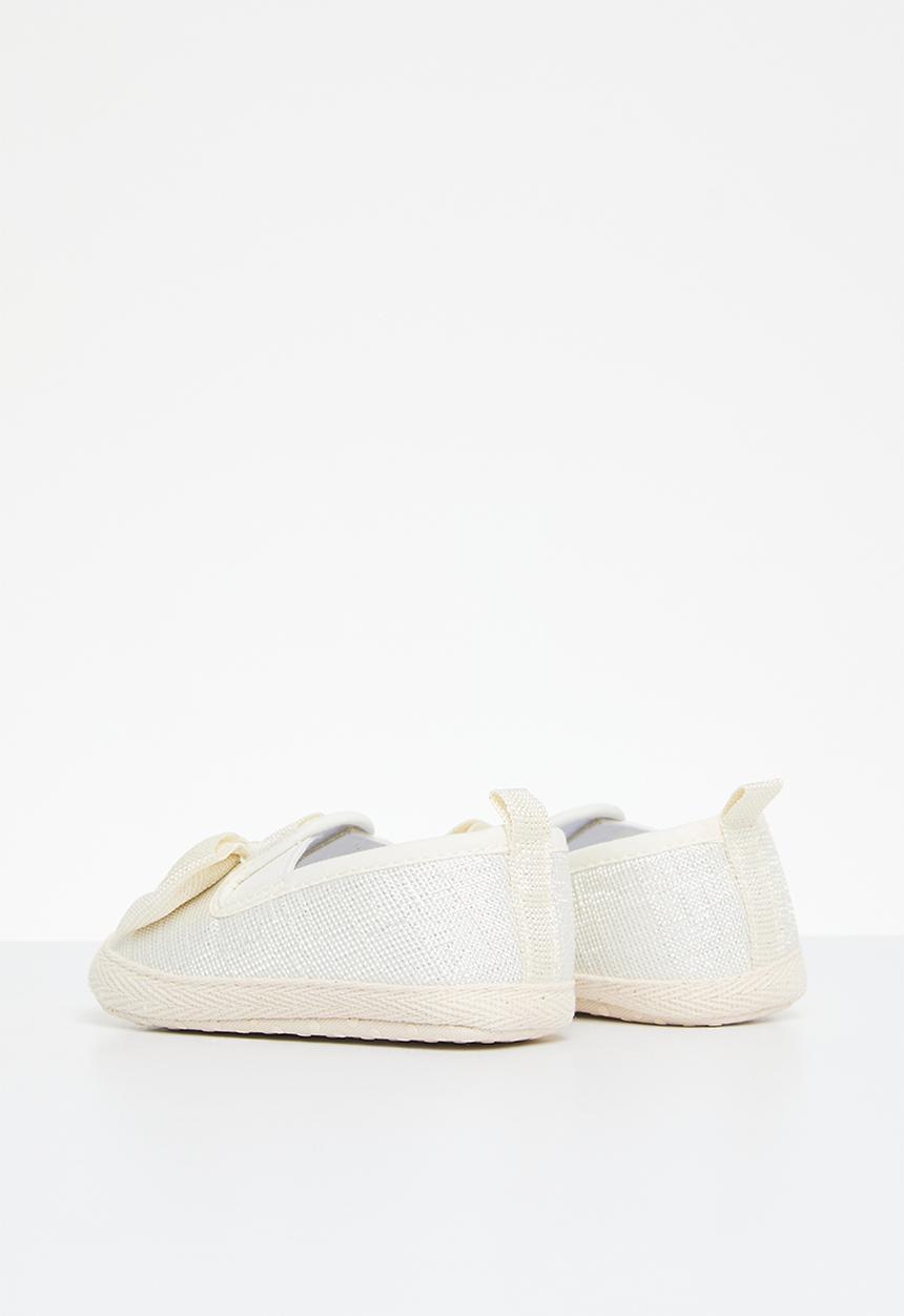 Pop Candy - Bowknot slip on sneakers - white