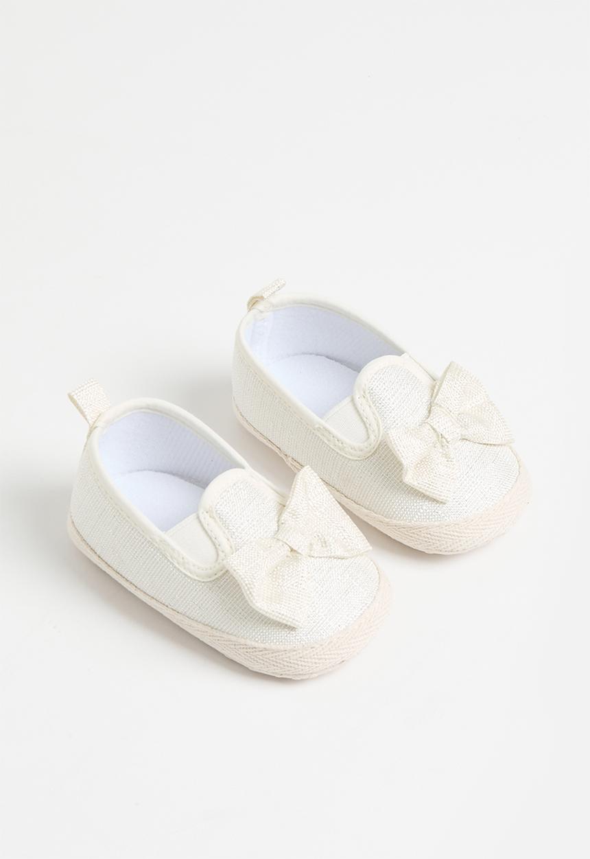 Pop Candy - Bowknot slip on sneakers - white