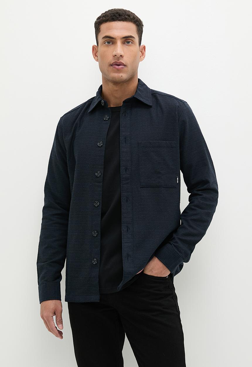 Only & Sons - Onslawson reg long sleeve shirt - dark navy