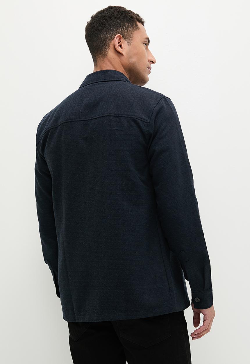 Only & Sons - Onslawson reg long sleeve shirt - dark navy