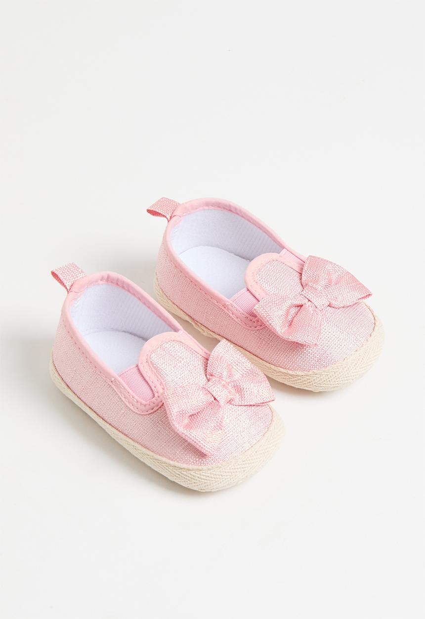 Pop Candy - Bowknot slip on sneakers - pink