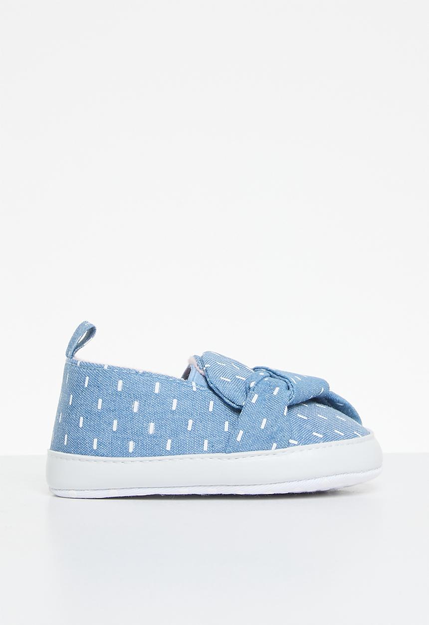 Pop Candy - Polka dot bowknot sneakers - blue