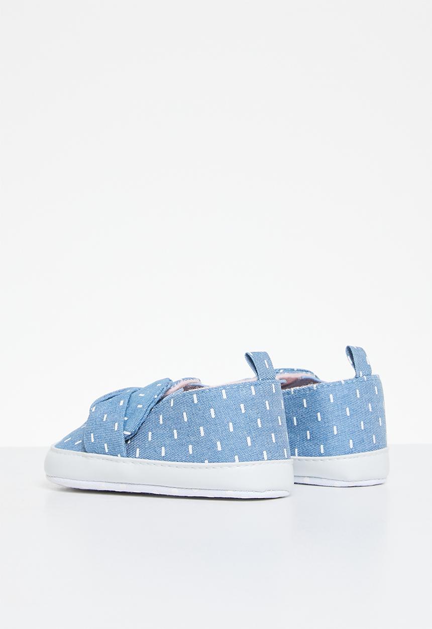 Pop Candy - Polka dot bowknot sneakers - blue