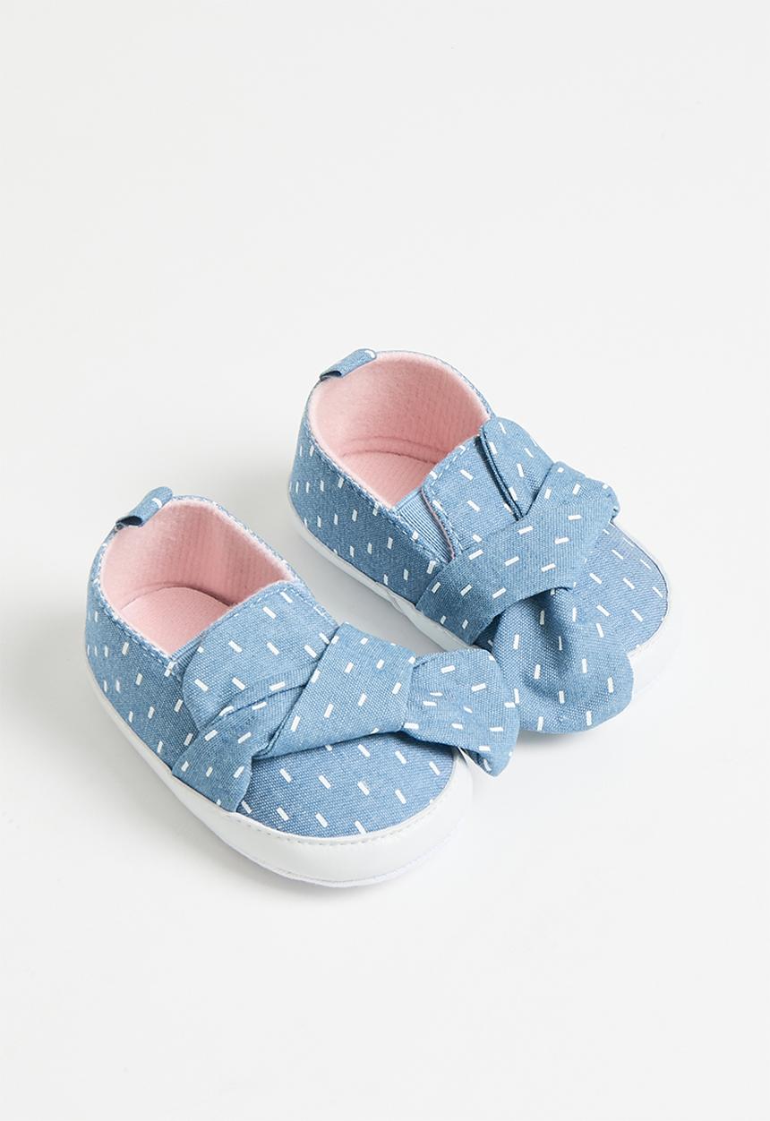Pop Candy - Polka dot bowknot sneakers - blue