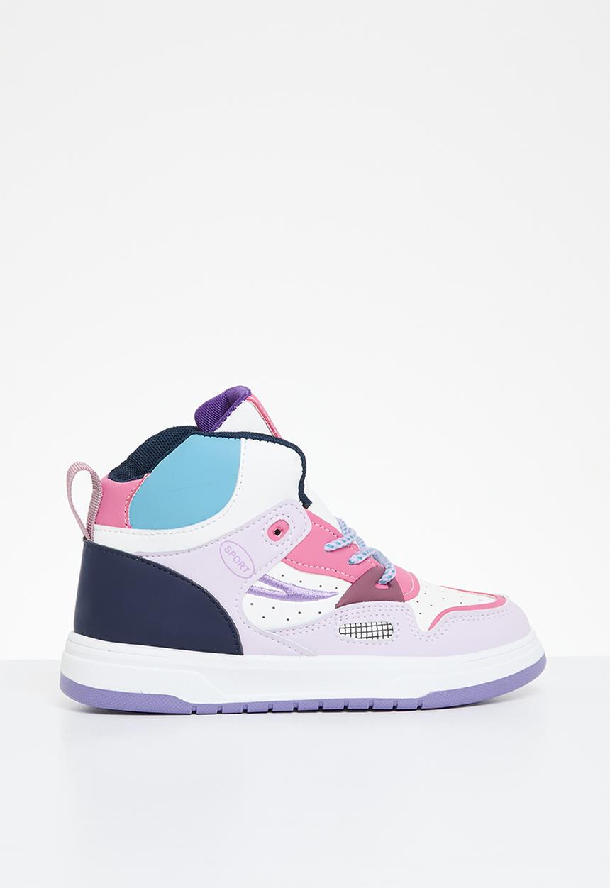 Pop Candy - Lace up high top sneakers - purple