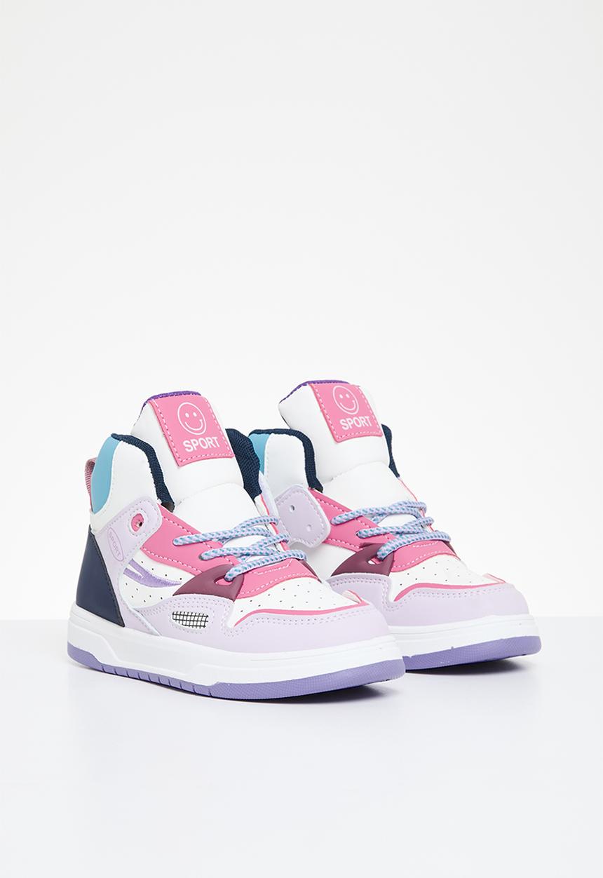 Pop Candy - Lace up high top sneakers - purple